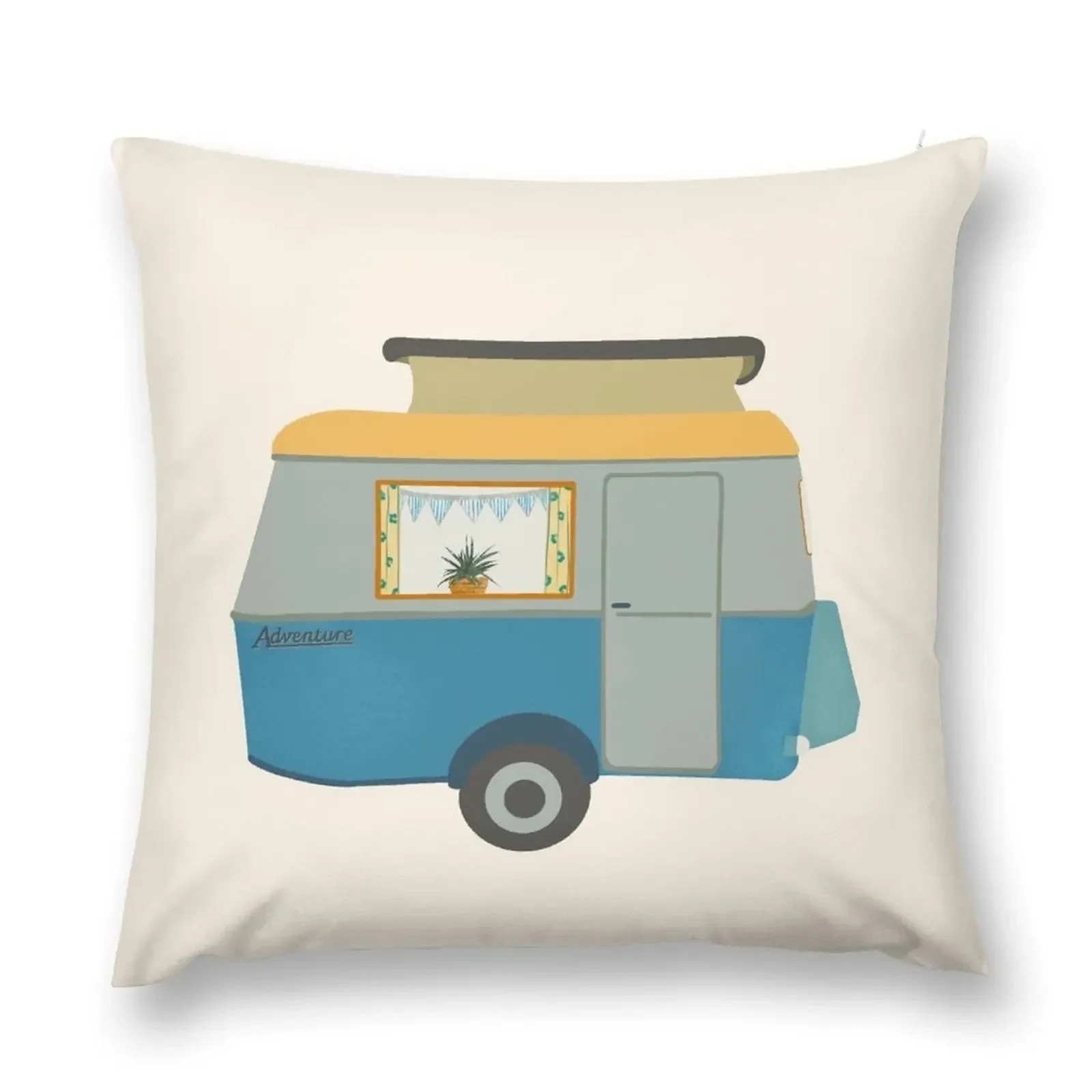 

Vintage Touring Caravan Adventure Throw Pillow Christmas Cushion For Home Decorative Cushion Sofa Decorative Covers pillow