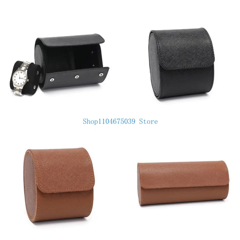 

5asd 3Slot Watch Storage Box Portable Vintage Watch Box Watch Organizers Case