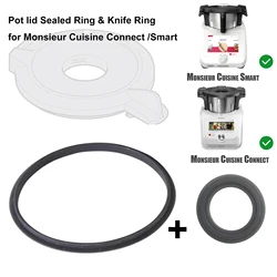 Afgedichte ring voor Silvercrest Monsieur Cuisine Connect & Smart Dekselpakking + Mesafdichtring