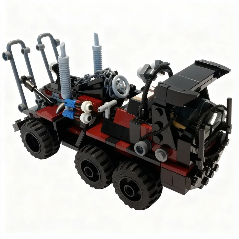 324PCS MOC City Champions Super Car Road Warrior Mad Max Humungus Truck Model Technology DIY Assembly Building Blocks Gift Home view 4