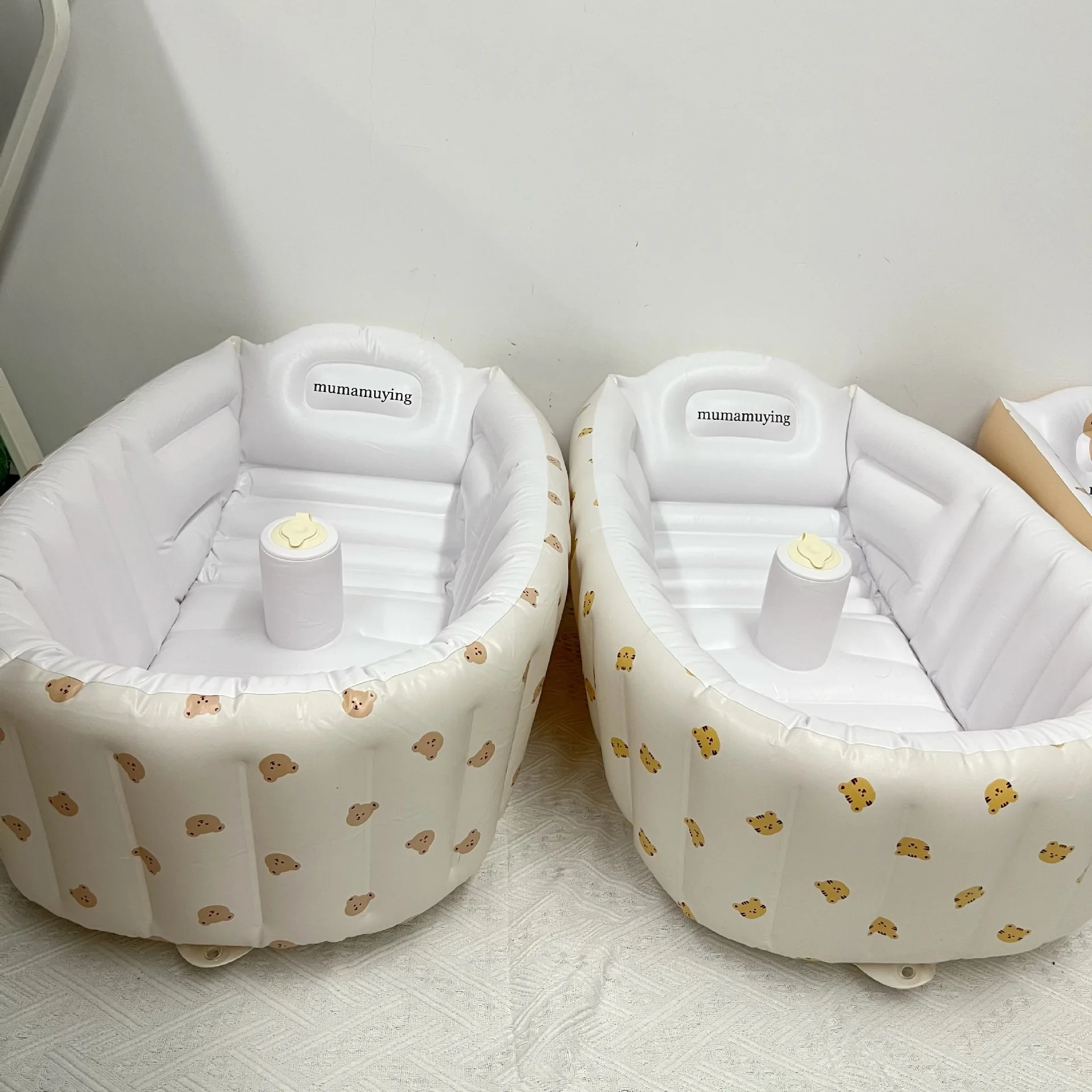 Infant inflatable bathtub High-value baby pvc bathtub Foldable bath tub game pool