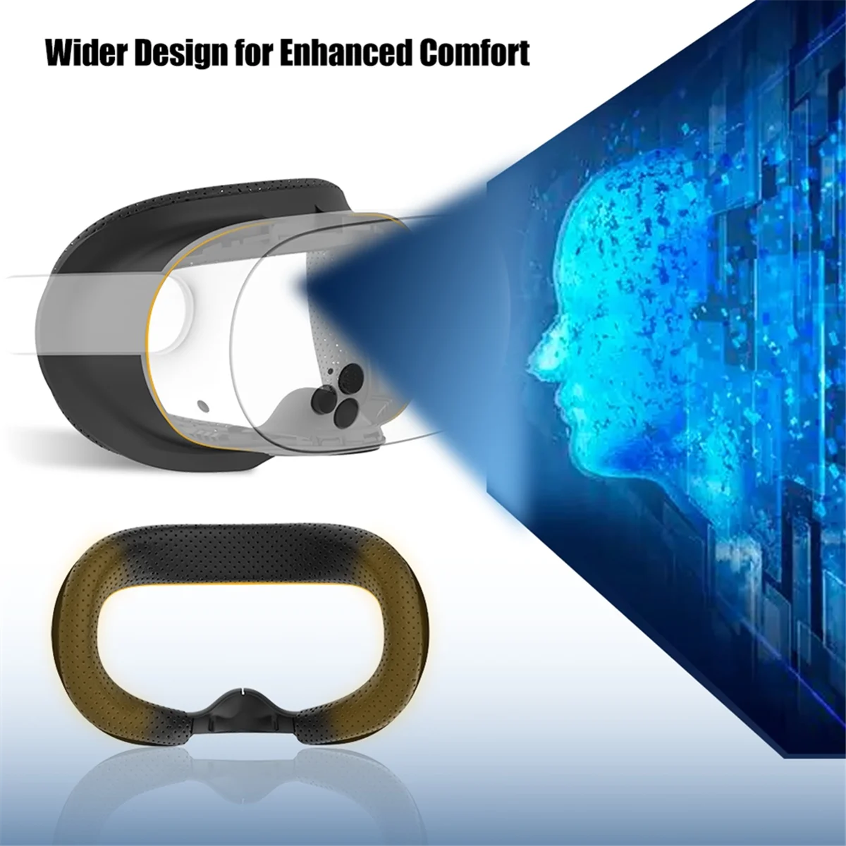 TCE Face Interface Bracket for 3S Face Cover VR Headset PU Leather Pad Face Interface Mask Accessories