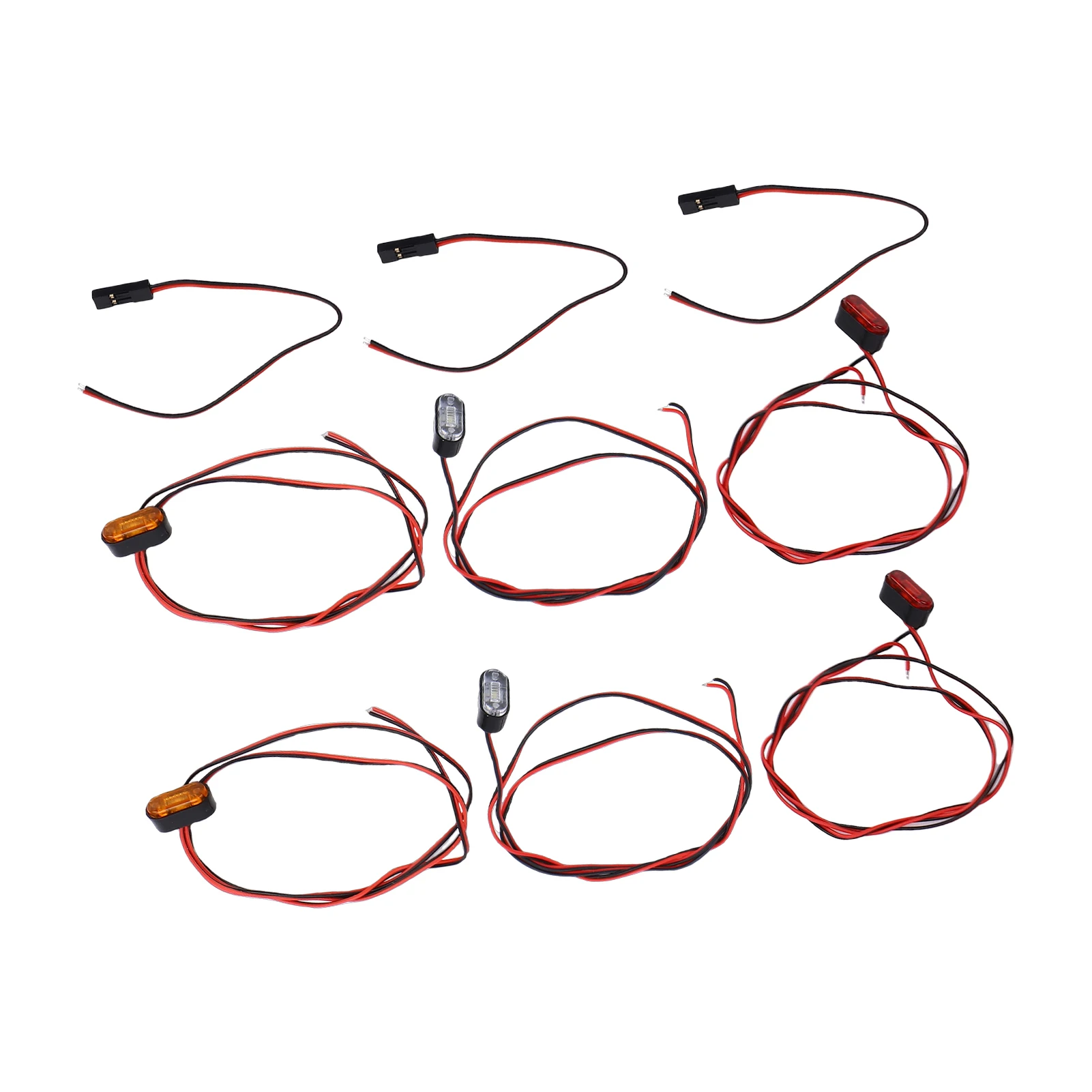 

LED Car Lights Remote Control Car Light Strip LED Marker Lights with Heat Shrink Tubing for RC Cars RC Cars Marker Lights