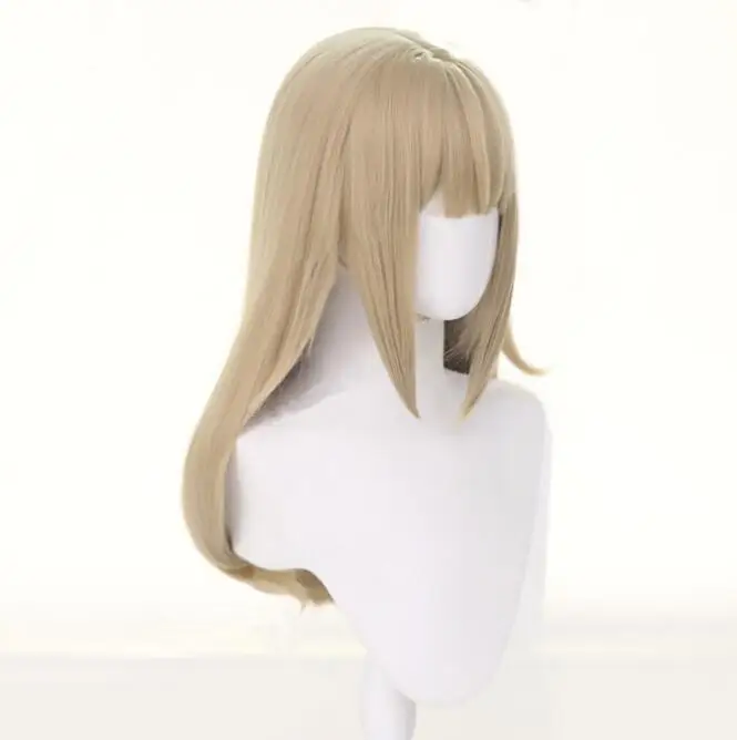 osakana cosplay wig 40hara Cat Kitty cosplay Fiber synthetic wig Linen Long hair Wig Cap 40 hara cosplay