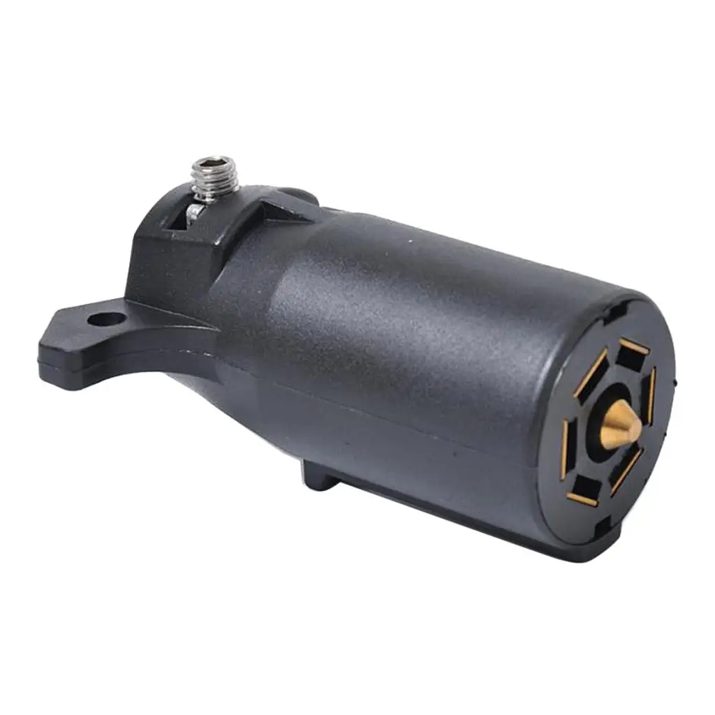 

1X 7-way Rv Blade Connector Commonly Used On Rv Travel Trailers Adapter Plug