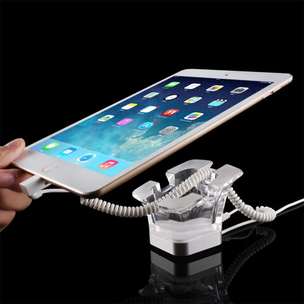 Anti-Theft Alarm  Charging Display Stand Mobile Phone Tablet Acrylic Display Stand