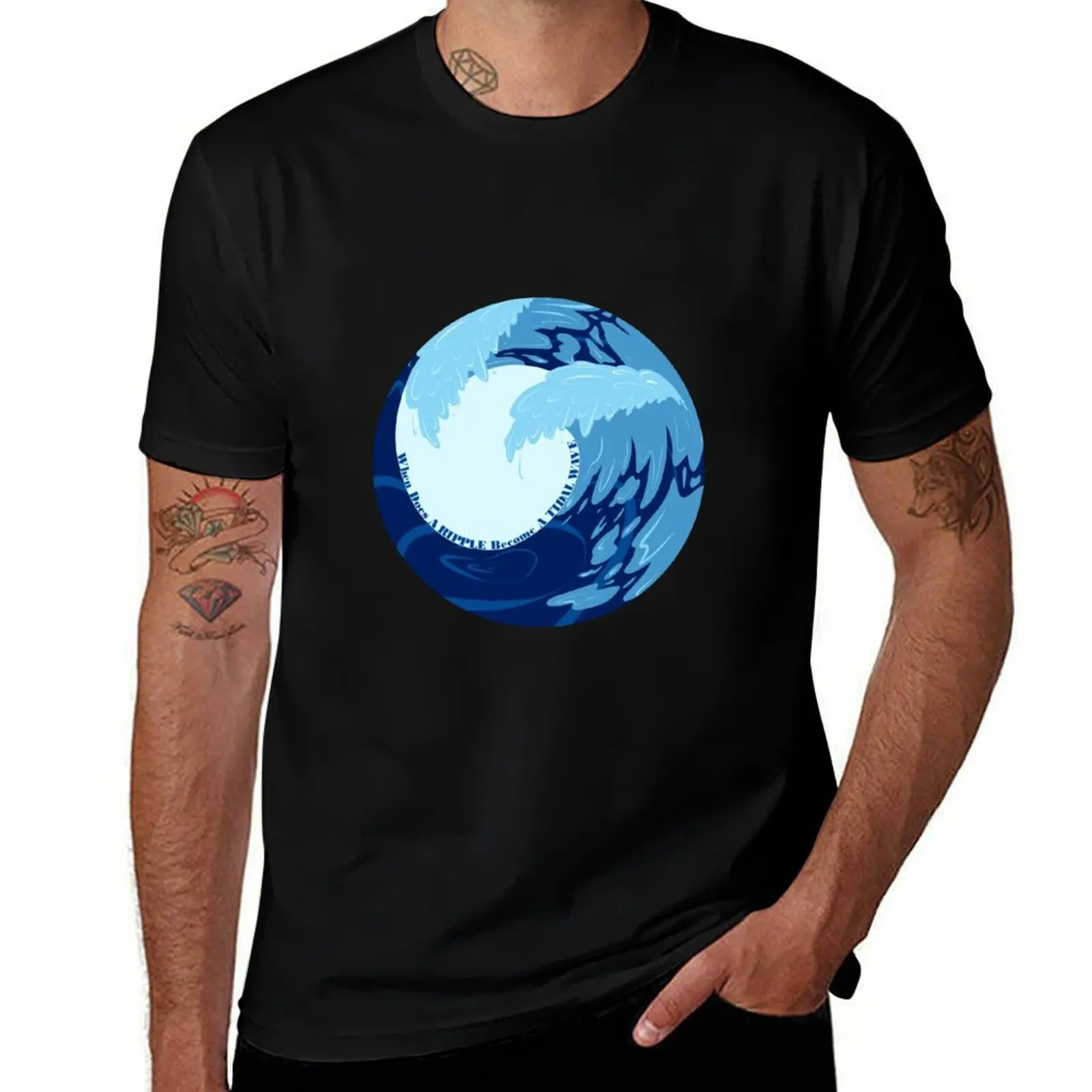 EPIC - Quand une vague se transforme-t-elle en vague de marée T-shirt pour activités de plein air et sports