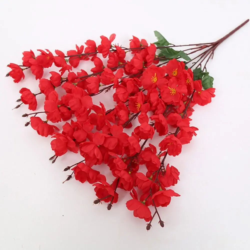 7 Zweige Künstliche Kirschblüten Blumenarrangement 55cm Künstliche Pflaumenblüten Vasenfüller Heimdekoration – Detail 5