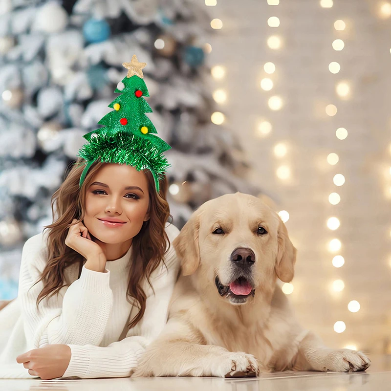 Feliz natal decorações para casa árvore de natal bandana acessórios para o cabelo natal decoração de ano novo