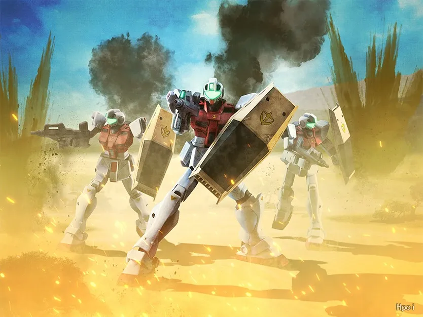 【在庫あり】オリジナル バンダイ ROBOTスピリット 機動戦士ガンダムRGM-79G ジム コマンドタイプ（マーモットスタイル）ドラマ版玩具