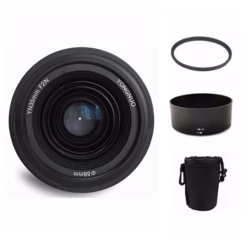 Yongnuo YN35mm F2N lens Wide-angle Large Aperture Fixed Auto Focus Lens For Nikon D7100 D3200 D3300 D3100 D5200 D90