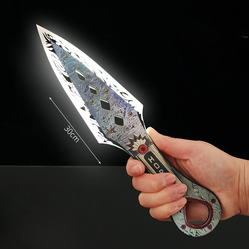 30 CENTIMETRI APEX Legends Heirloom Armi Wraith Kunai Acrilico Spada Periferiche di Gioco Modello di Ricarica Luminescenza Cosplay Coltello Ragazzo Giocattolo