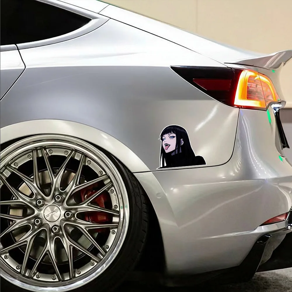 Cool Anime Girl Tomie Car Sticker Decoration Auto Parts Motorcycle Guitar Fridge Suitcase Laptop Cartoon Waterproof Vinyl Decals
