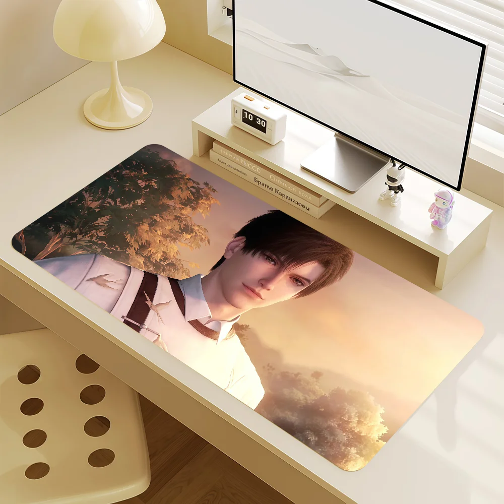 Love Deepspace Zayne Evening Light Mouse Pad Non-slip Lockedge Gaming Desktop MousePad Large Thickened Comfort Office Student