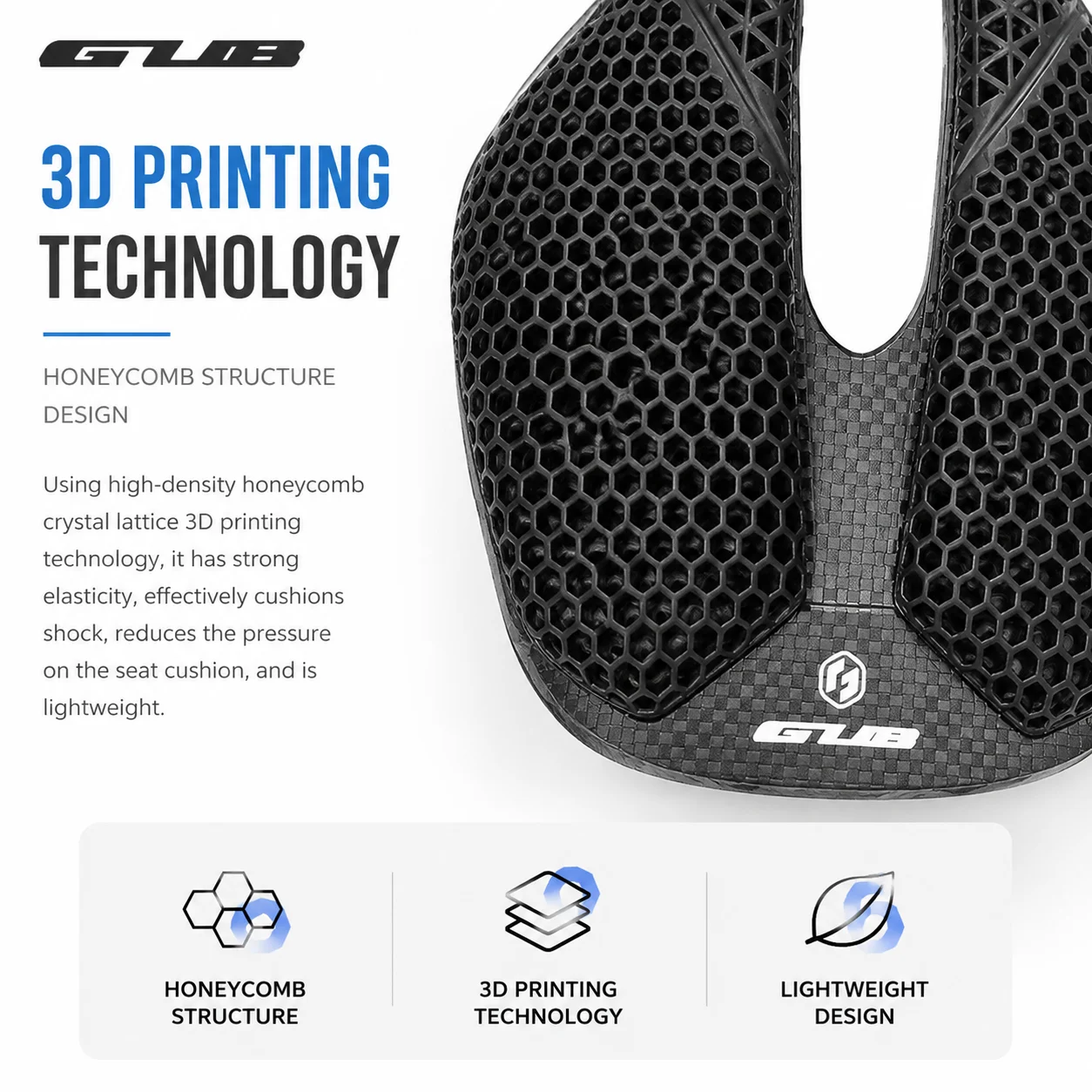 Selim de Bicicleta GUB 1169-14 - 3D Printing Nylon avaliação e preço
