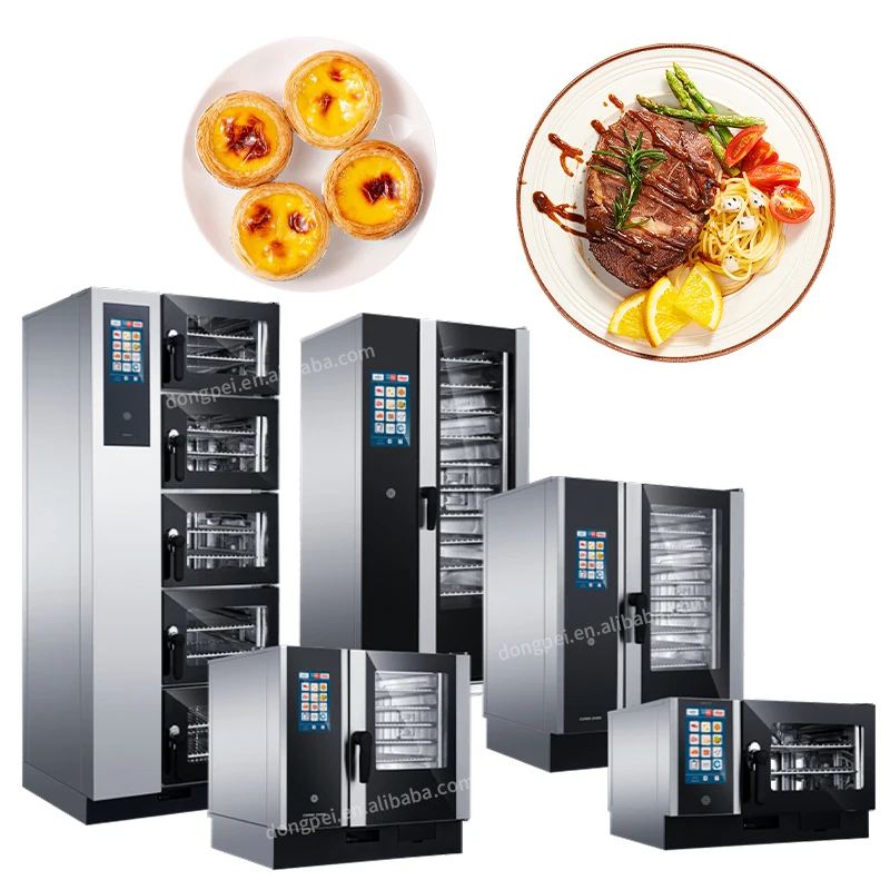 Electric Universal Steam Oven Commercial Hotel Kitchen Restaurant Use Multi-functional Large-capacity Touch Control customized