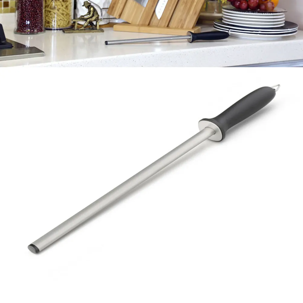 Advanced 12 Inch Diamond Honing Steel Efficient Sharpening Surface Ergonomic Handle Kitchen Hunting Longlasting Storage Loop