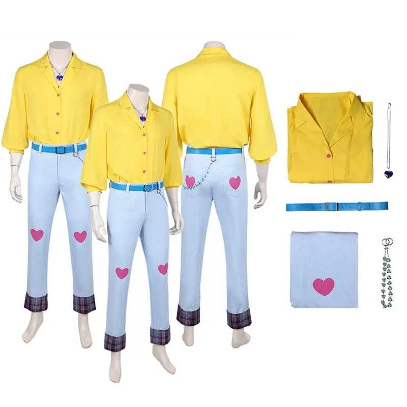 

Романтический карнавальный костюм «Демоны» для мальчиков 2025 года, мужская рубашка, брюки, пояс, ожерелье, наряды, карнавальный костюм на Хэллоуин