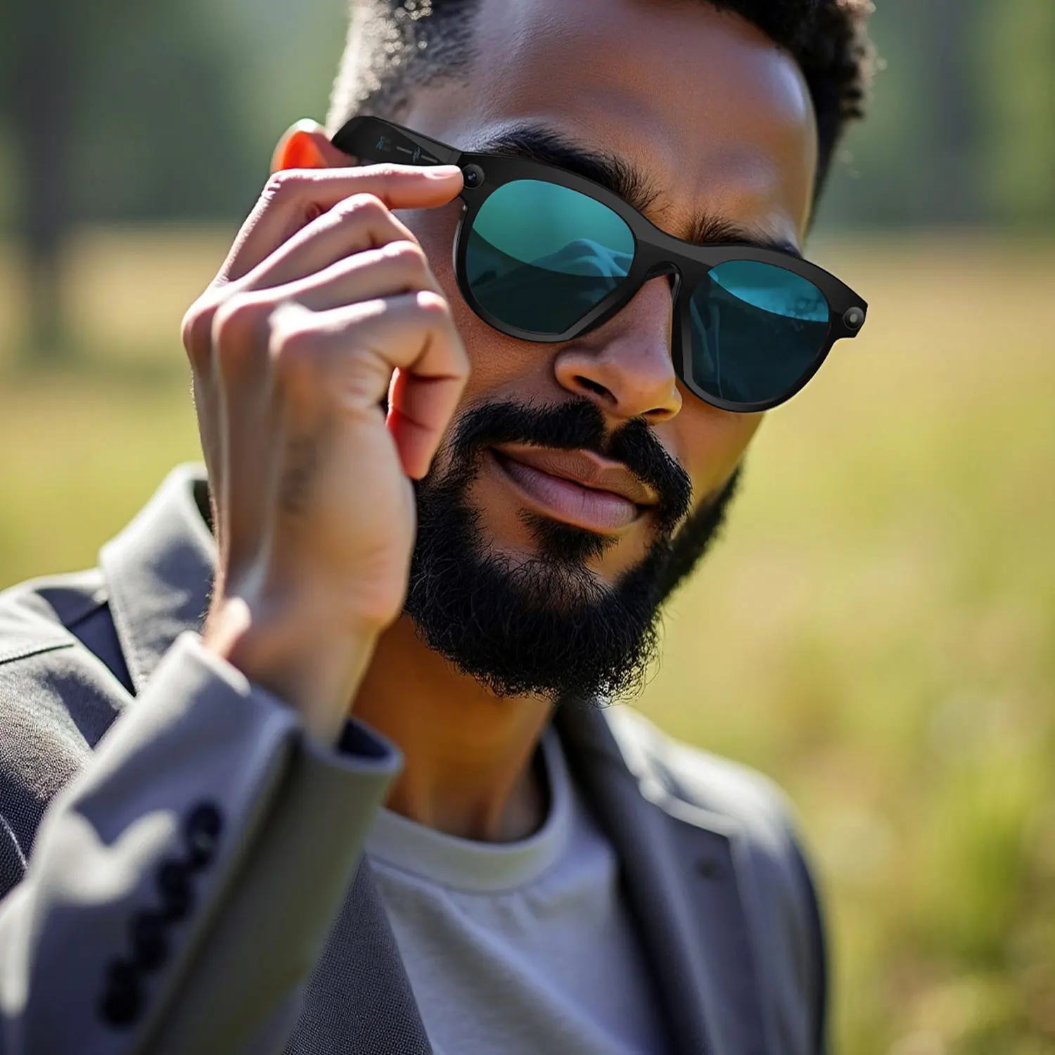 Occhiali intelligenti AI Nuovo Bluetooth Chiamata 1080P HD Occhiali da sole moda per uomo Donna Telecamera di traduzione Cuffie musicali Sport all'aria aperta