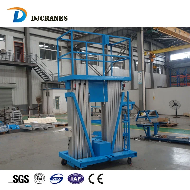 Rough Terrain Aluminum Hydraulic Scissor Lift Table 5 Ton 8m