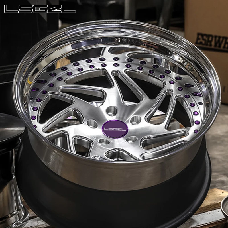 Hot sale Wheels Deep Concave Forged Aluminum Alloy Steel Wheel Rim 16-24inch for  Land Rover Mercedes-Benz BMW Lamborghini