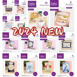 2024 New Merry Christmas Stamps And Dies Scrapbook Diary Decoration Stencil Embossing Template DIY Greeting Card Handmade