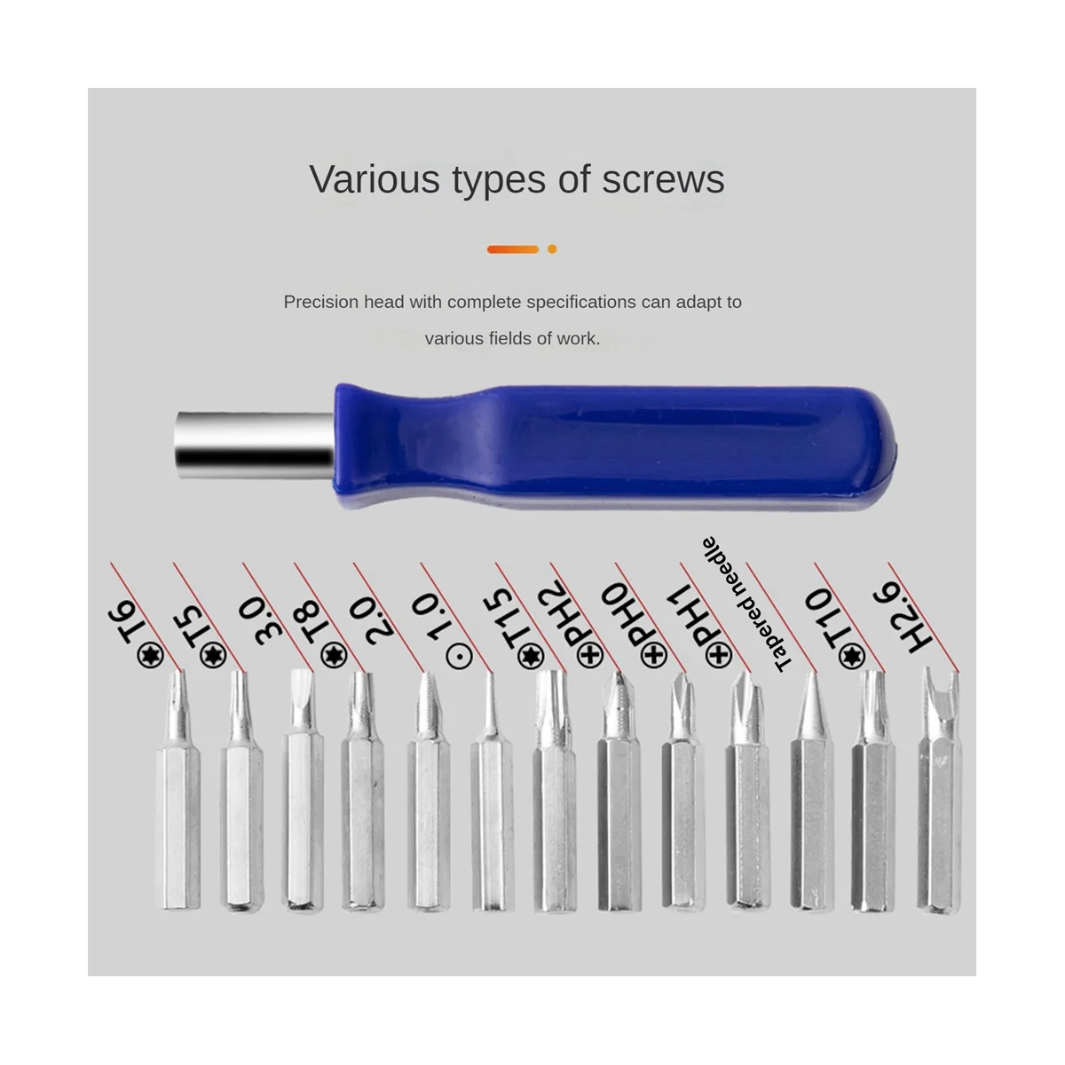 16-In-1 Screwdriver Multifunctional Screwdriver Set Gift Small Screwdriver Multifunctional Batch Head