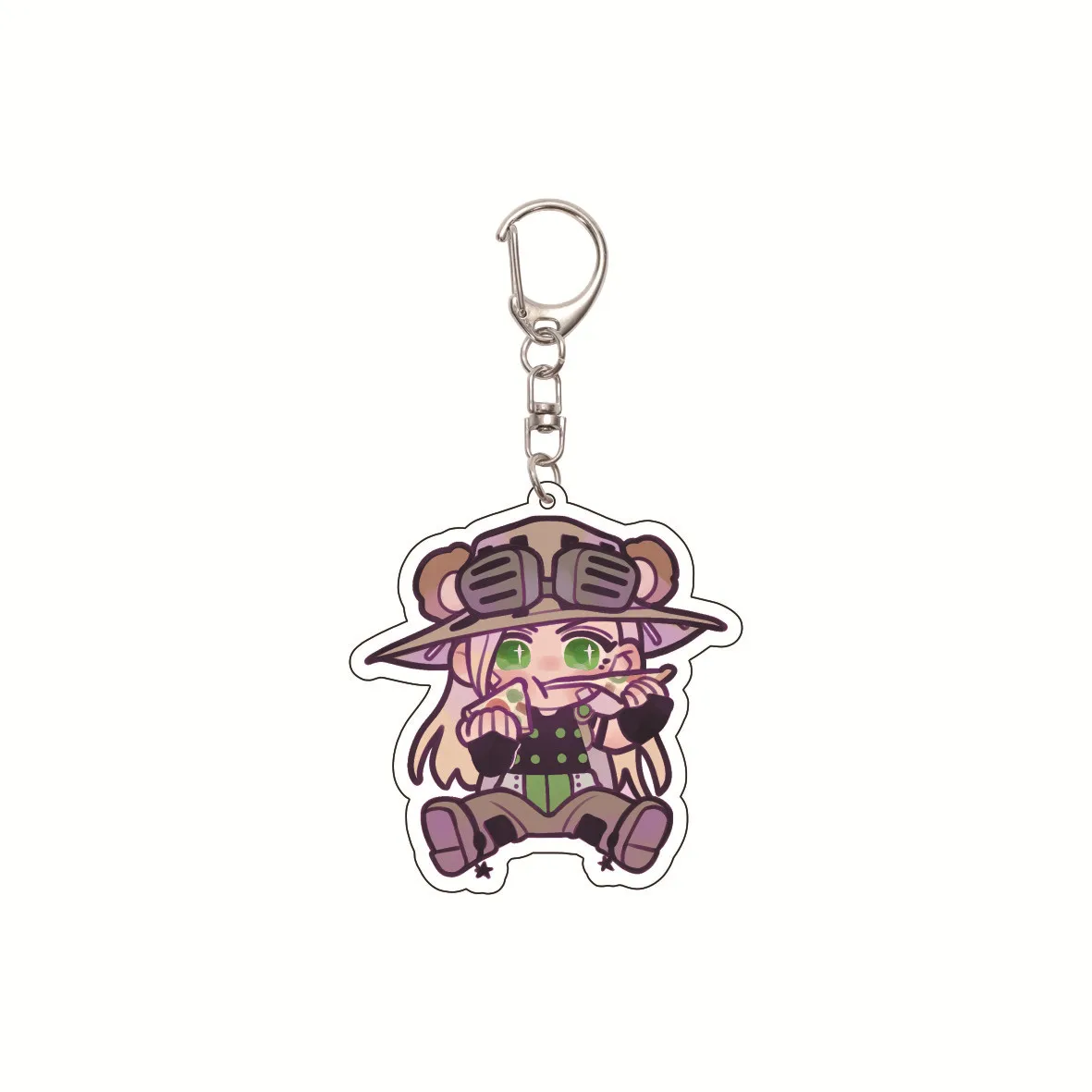 55MM Anime JoJo's Bizarre Adventure Keychain Higashikata Josuke