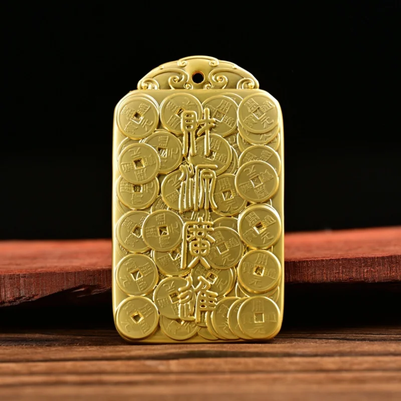 قلادة المال جمع الثروات كيرين علامة الرجال والنساء قائمة سيارة الديكور المفاتيح قلادة قائمة بالجملة