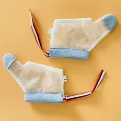 1 Pair of Baby Gloves for Infants Prevent Finger Sucking Reusable Mesh Children's Anti Biting Thumb Stopping Addiction