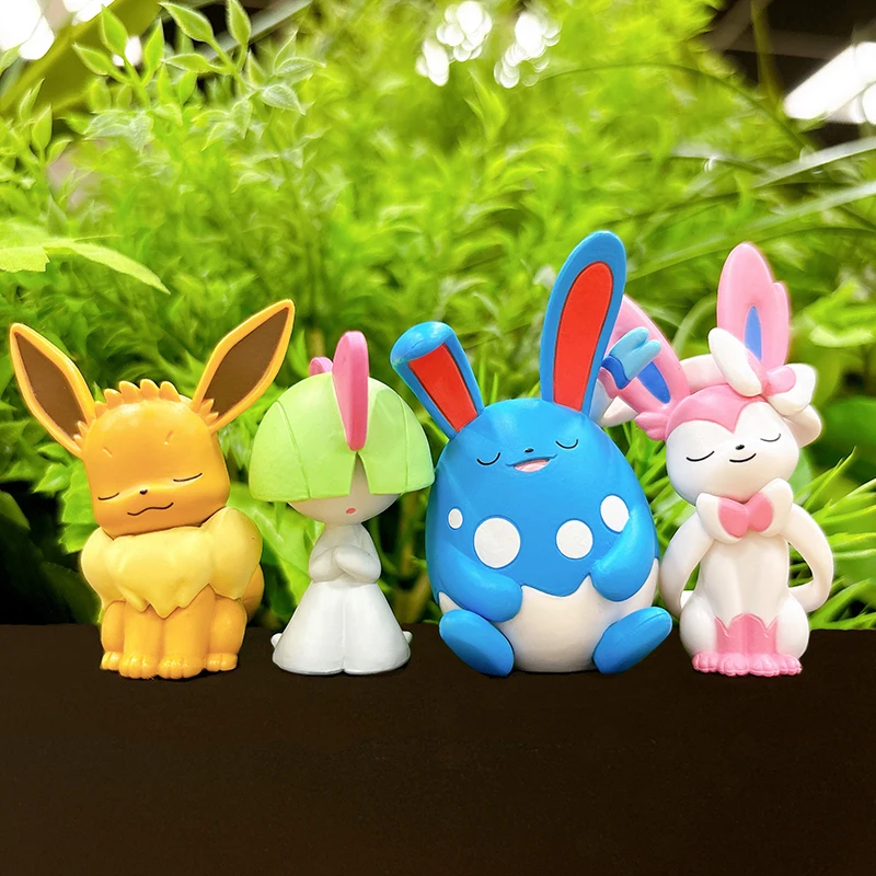 

Pokemon Shoulder Sleep Blind Box Toys Anime Figure Ralts Azumarill Model Doll Toys Collect Ornaments Kids Gifts