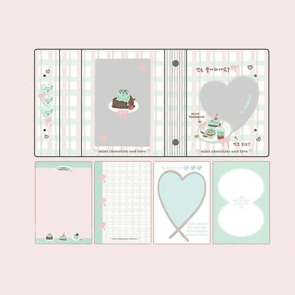 40Sheet/50Sheet/60Sheet M5 A8 Loose-Leaf Notebook Refill Paper Cake Fish Sushi Inner Refill Binder Paper Pages To Do List