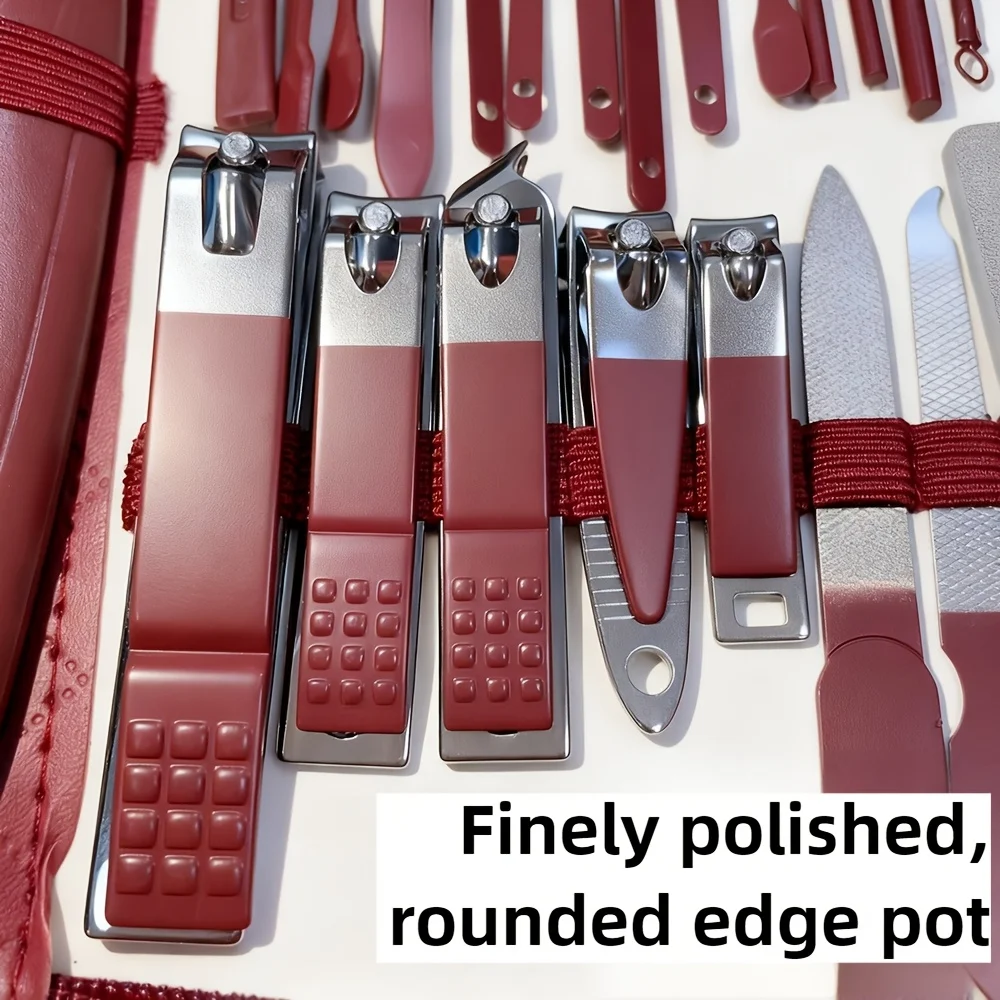 

Набор для маникюра и педикюра из 42 предметов: профессиональный, из высокопрочной нержавеющей стали, с портативным футляром, включая инструмент для стрижки ногтей