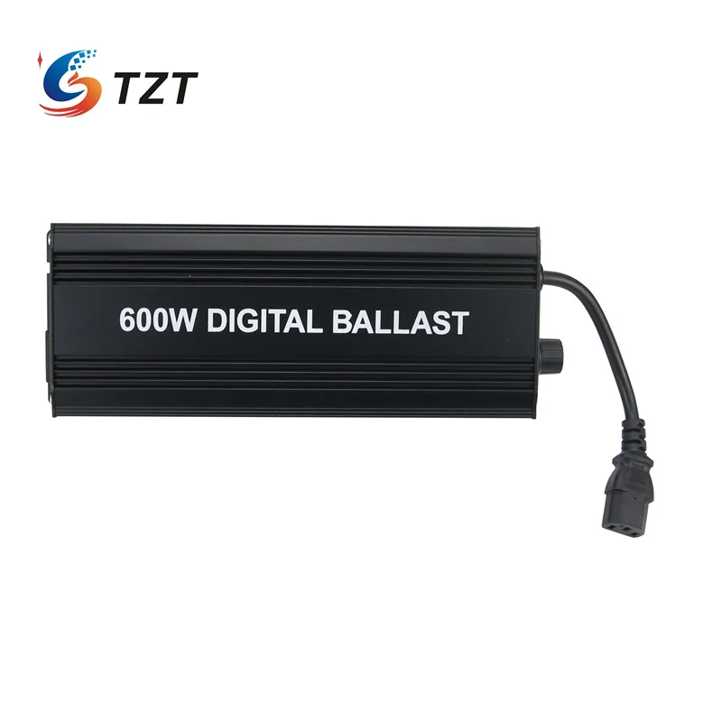 TZT Digital 600W Ballasts for Garden Planter Grow Lights HPS MH Bulbs Electronic Dimmable