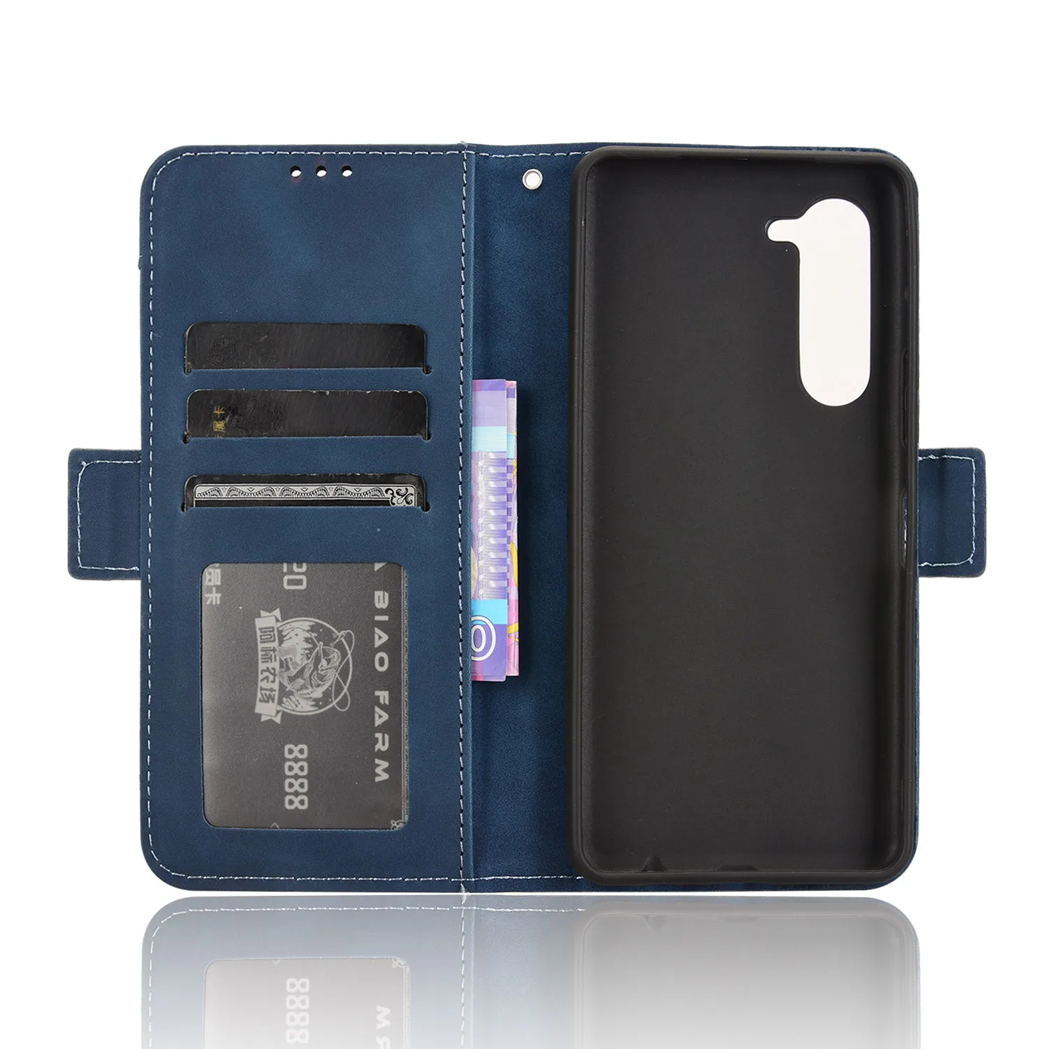 Flip Leather Cover For FCNT Arrows We2 Plus F-51E 6.6 inch Separate Type Magnet Button Many Card Slot Wallet Shockproof Case