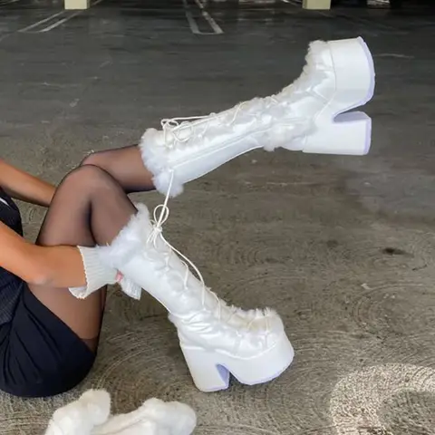 10 best sales प्लेटफ़ॉर्म जूते y2k - №3