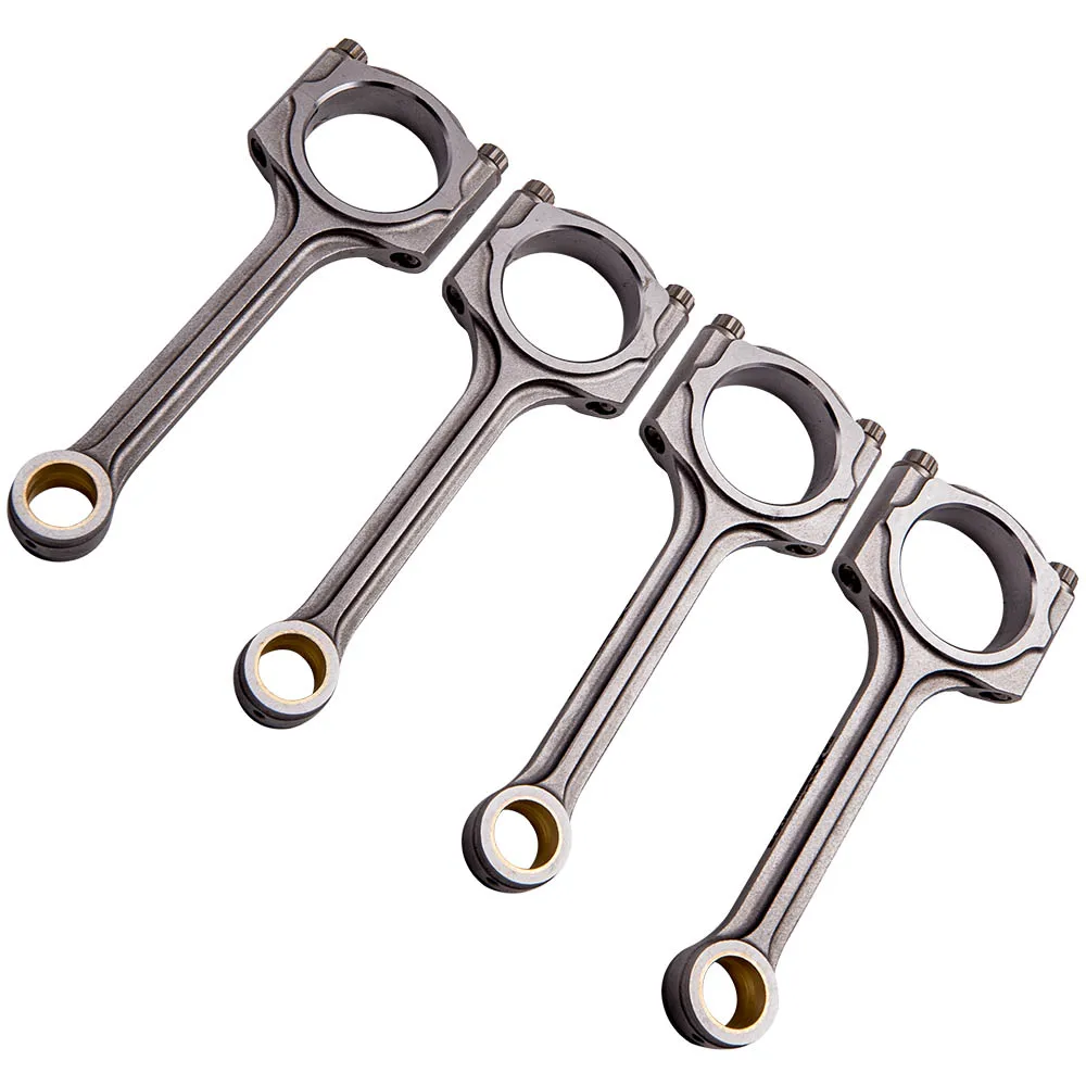 4x Forged 4340 EN24 X-BEAM Connecting Rods Conrod For Honda Fit/Jazz GK5 2014