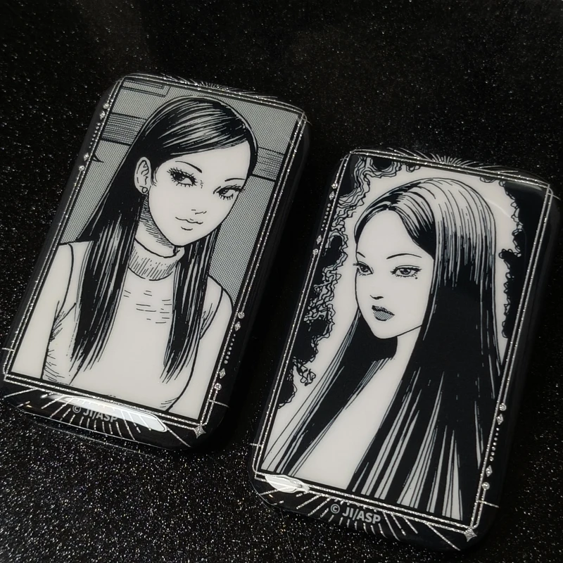 Anime Junji Ito Kawakami Tomie Badge Eerie Comics Anime Accessories Brooch Pins Tinplate ACG Goods Collection Kids Gifts