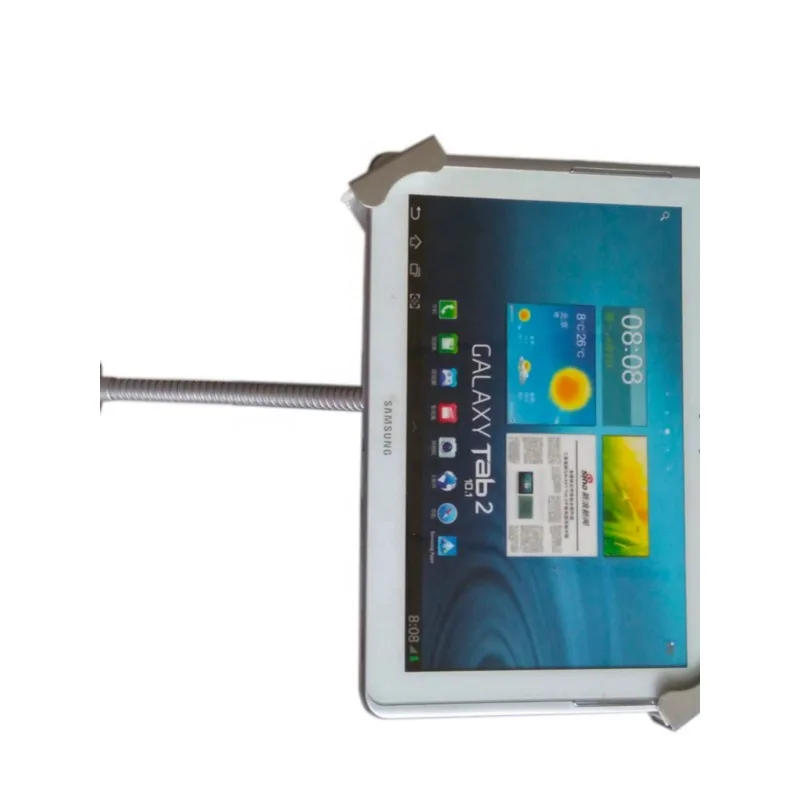 Tablet stand with lock, anti-theft wall, desktop computer support, metal iPad stand, wall hanging rack, 360 degree rotation