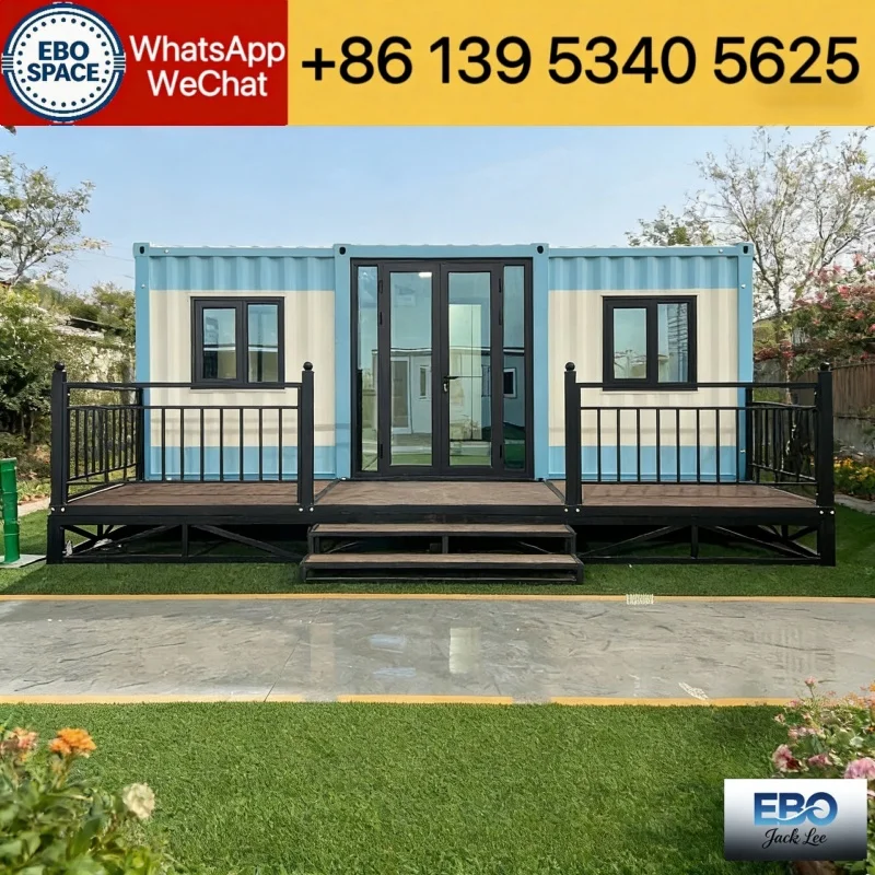 Prefab Modular MMC Custom Expandable Container House Made in China 20ft 30ft 40ft Luxury Villa 2-3 Bedroom Fast Build Outdoor Ca