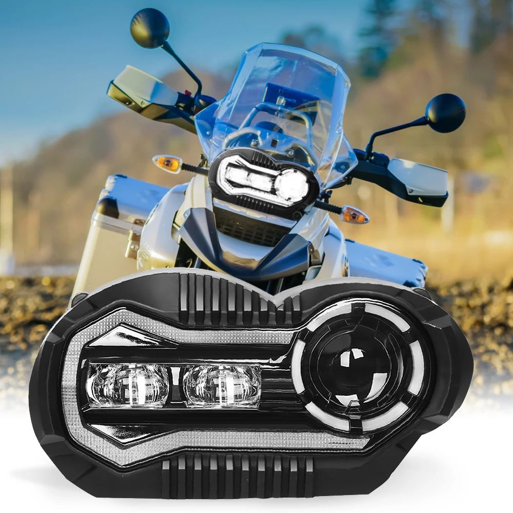 

Latest LED Front Headlight BMW R1200gs Adventure BMW 1200 GS Accessories adv 2004-2012 Hi/Lo Led Light For Motorcycle Supermoto