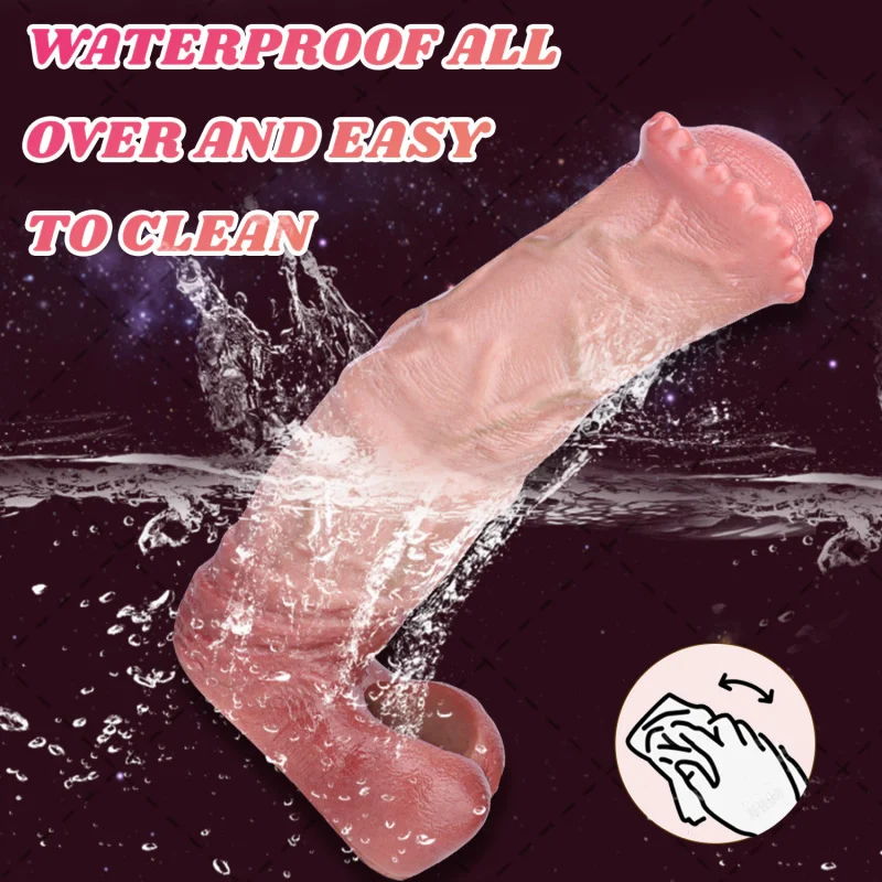 FAAK Fantasy Animal Dildo Condoms Penis Sleeve Horse Cock Sleeve for Men Penis Extender Dick Enlargement Adult Sex Toys For Men view 4