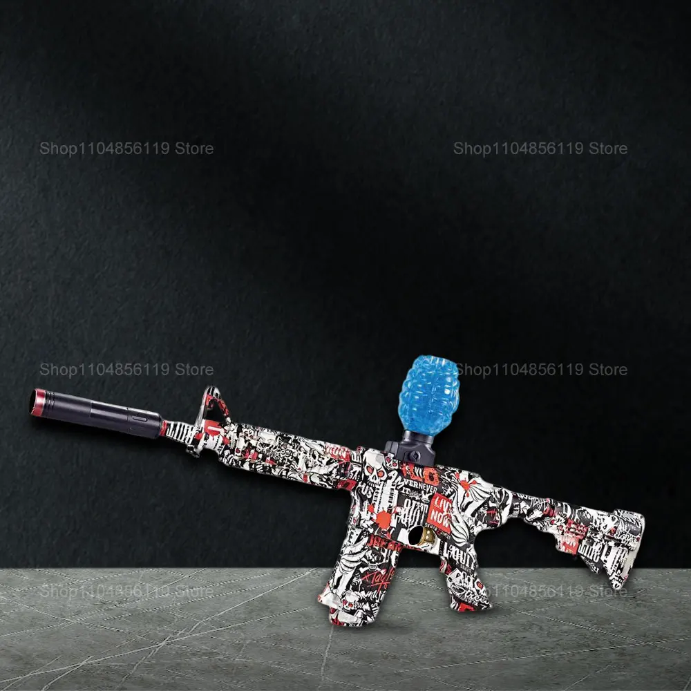 M416 Electric Blaster Gun Set High Precision Shooting Toy for Kids Adults Outdoor Play Gift Kids Toy Guns Bullets Not Included