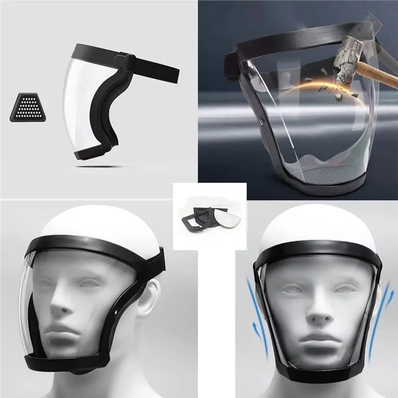 ฝาครอบป้องกัน, หน้ากากป้องกันฝุ่นสำหรับการเจียร, การตัด, งานไม้-การป้องกันที่ชัดเจนเพื่อความปลอดภัยในบ้านและสวน