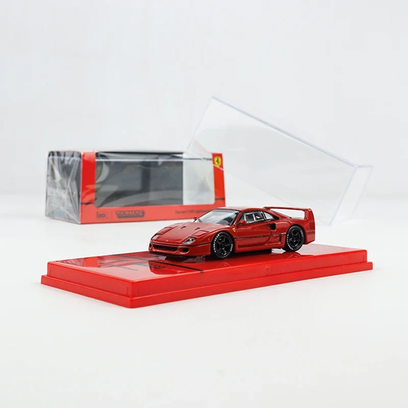 Tarmac Works 1:64 Model Car F40 Lightweight Racing Version Display Gifts Collection -Red