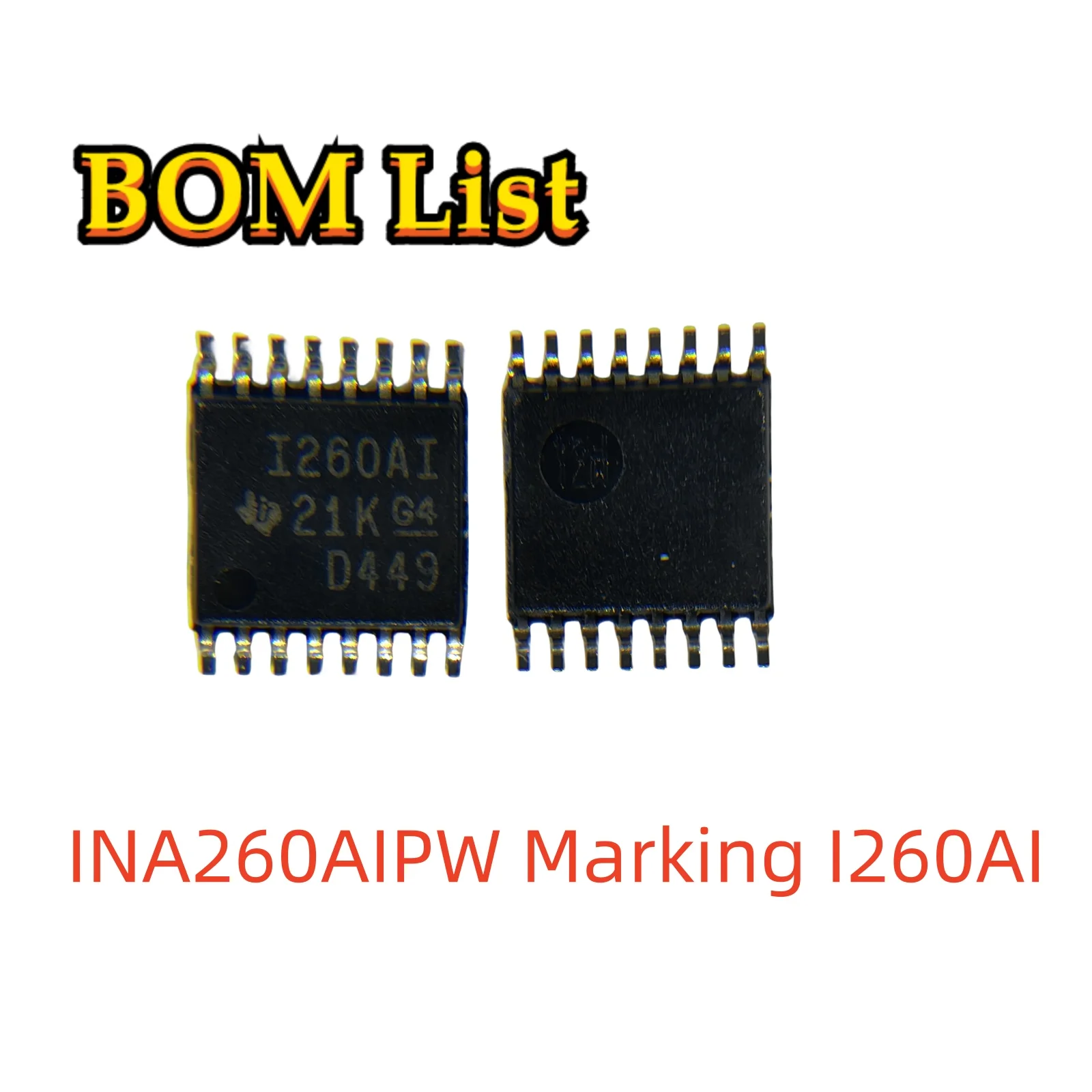 Marking I260AI  INA260 INA260AIPW IC For Bitaxe ESP-Miner