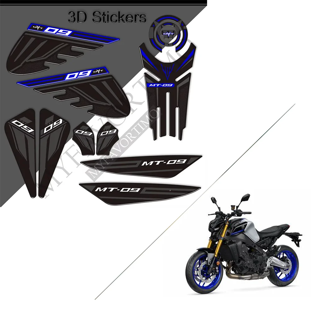 

For Yamaha MT-09 Motorcycle Fuel Tank Sticker Moto Decals MT09 MT FZ 09 SP 2021 2022