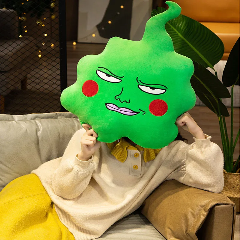 漫画アニメ Psionic パワー 100 ディンプル子供スロー枕 45 センチメートル創造性おもちゃ人形グリーンモデルソファ装飾