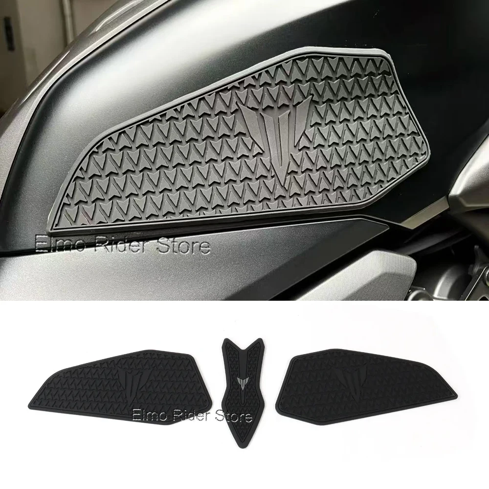 

For Yamaha MT 07 MT07 2025 Motorcycle Accessories Rubber Fuel Tank Stickers Kits Protection Thicken Stickers NEW