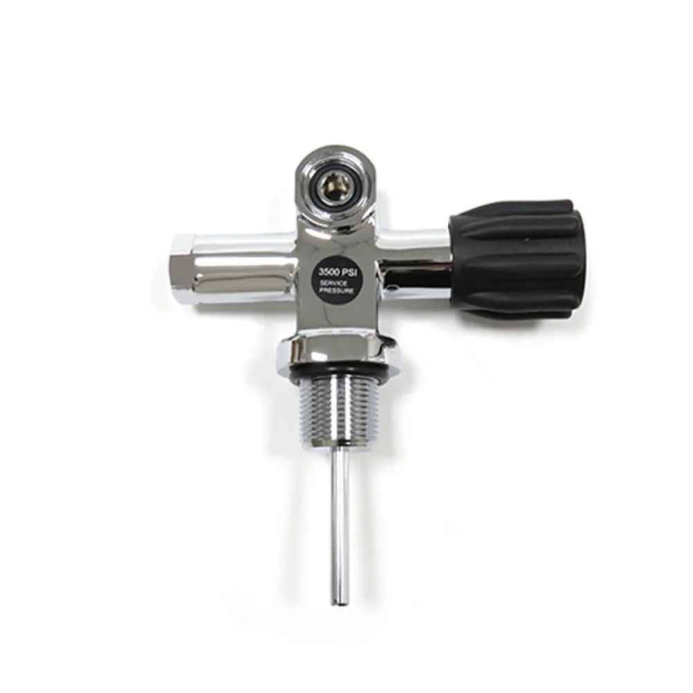 Dual Tank Scuba Diving Valve Copper Chrome Plated 3500 PSI DIN and For YOKE Compatible for Regulator Connection